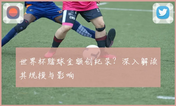 世界杯赌球金额创纪录？深入解读其规模与影响